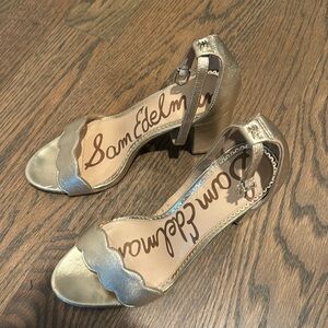 Sam Edelman, heeled sandals, gold, 8
